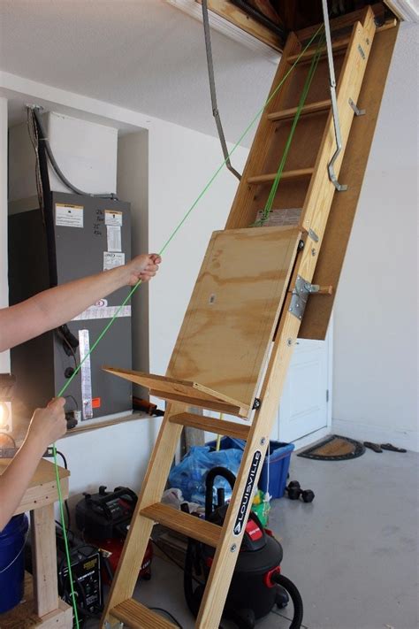 How To Store Items Safely In Your Attic With A Ladder